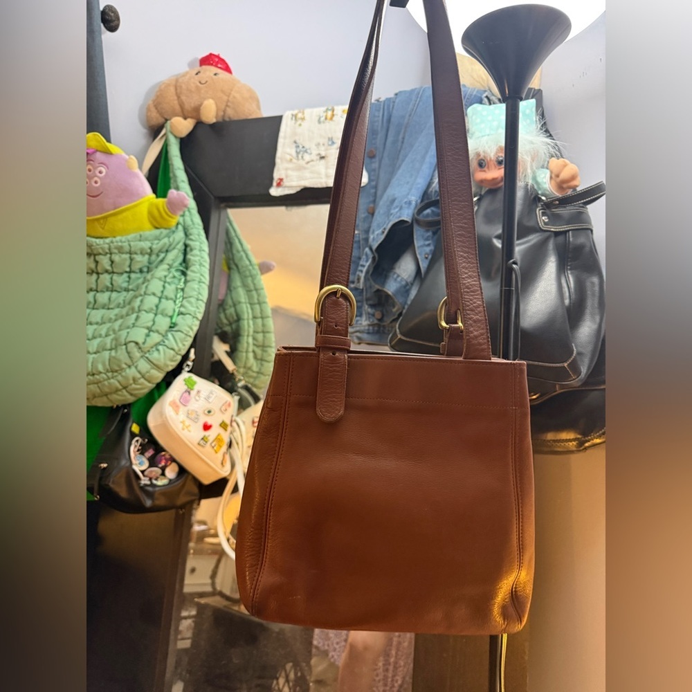 RARE Vintage COACH Waverly SoHo Buckle Bag in British Tan - Picture 3 of 12
